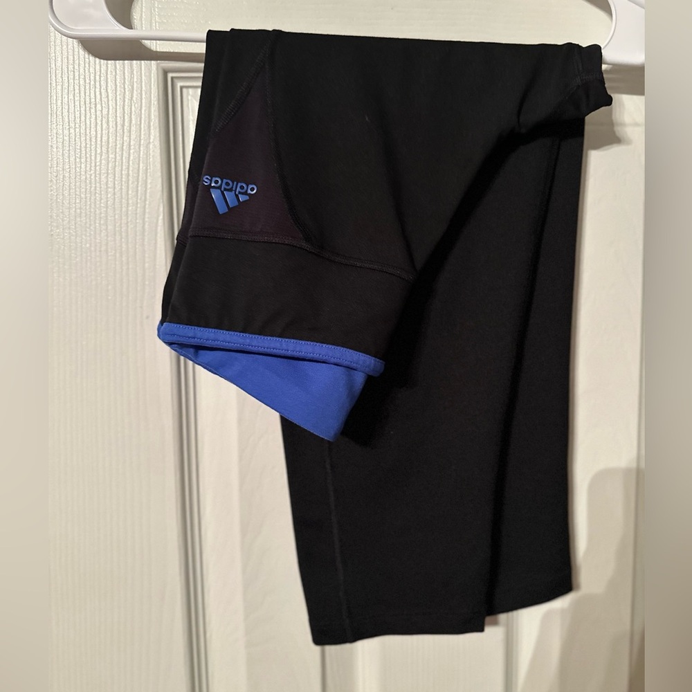 Adidas Black and Blue Performance Shorts